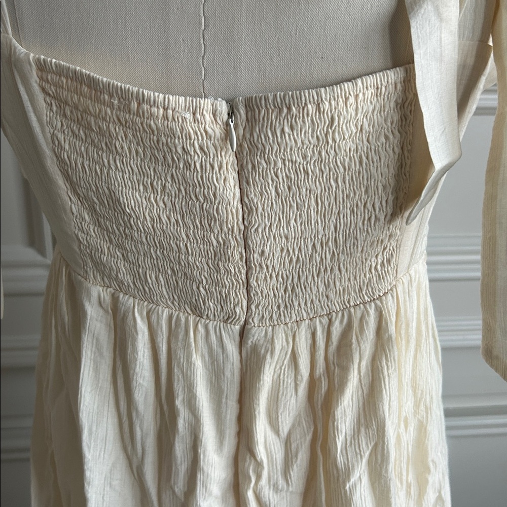 NWT Lalavon Cream Maxi Dress - Picture 5 of 10